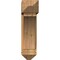 Ekena Millwork Thorton Arts and Crafts Rough Sawn Bracket w/ Offset Brace, Western Red Cedar, 8"W x 26"D x 30"H BKT0806X26X30THR03RWR - alternate 2